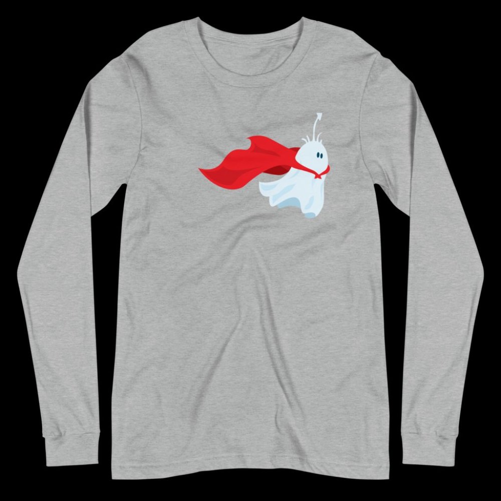 Super Ghost Long Sleeve - Heather Gray